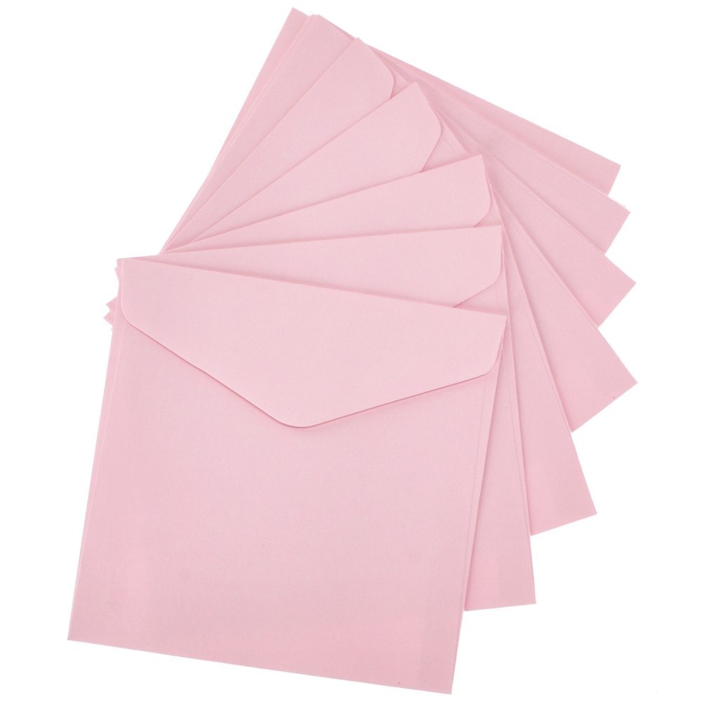 ENVELOPE 160X160 UNGLUED PINK SATIN PACK OF 10 PCS. PAPER GALLERY 280326 ARGO